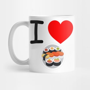 I Heart Sushi Mug